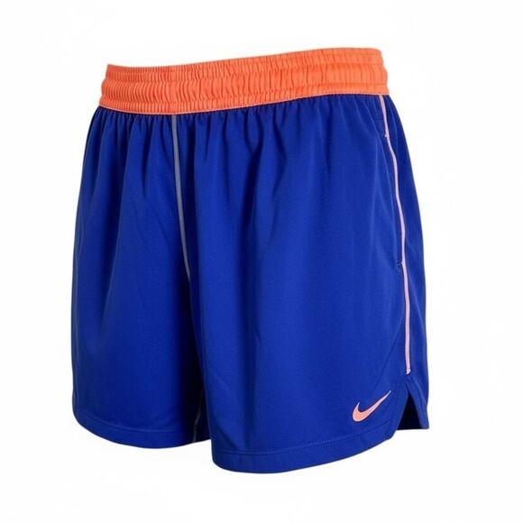 EUC Nike Women’s Dri Dit Blue Orange Athletic Shorts Running Workout - Size M - Picture 2 of 7